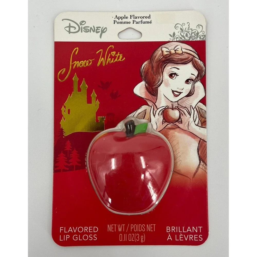 Disney Taste Beauty Flavored Lip Gloss Compacts Frozen Snow White Ariel Lot of 5